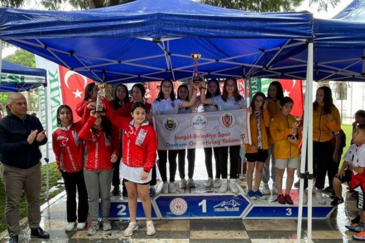 Bursa İnegöl oryantiringte Türkiye şampiyonu oldu -