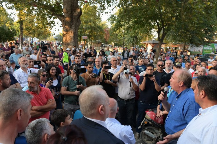 Bursa'nın 4 ilçesinde 'Muharrem İnce' ilgisi -
