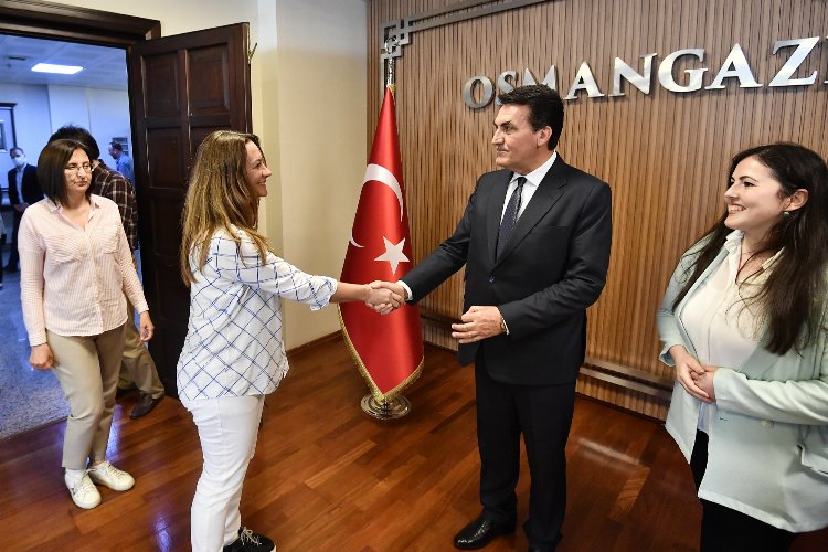 Bursa Osmangazi Belediyesi'nde bayramlaşma -