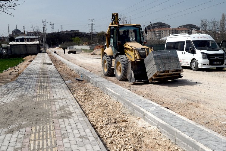 Bursa Osmangazi Yunuseli Meydan Caddesi'nde çalışmalar tamamlandı -