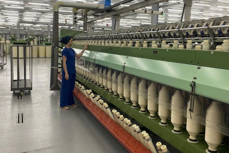 Bursalı’nın Türkmenistan’daki fabrikasında üretim başladı -