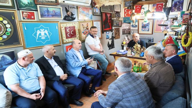Büyükakın’dan Frenci Ömer’e Taziye Ziyareti