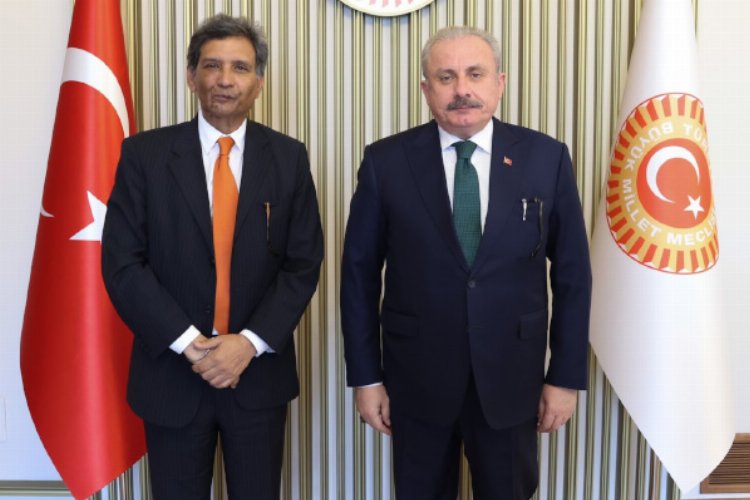 Büyükelçi Paul'dan TBMM Başkanı Şentop'a ziyaret -