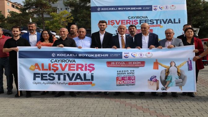 Çayırova Alışveriş Festivaline yoğun ilgi