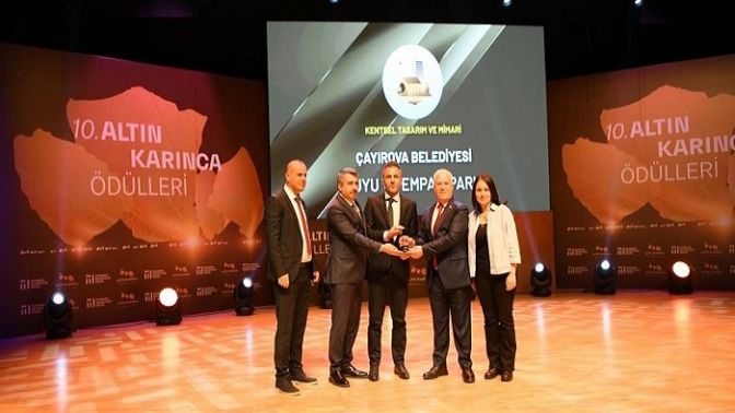 Çayırova Belediyesi’nin projesine ‘Altın Karınca’ ödülü