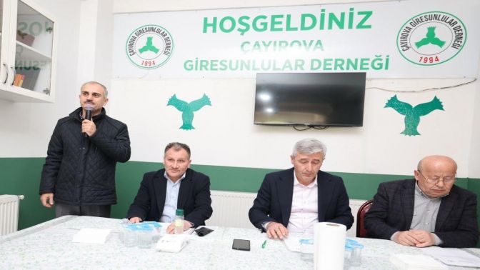 Çayırova Giresunlular Derneği’nde, Akıllı güven tazeledi