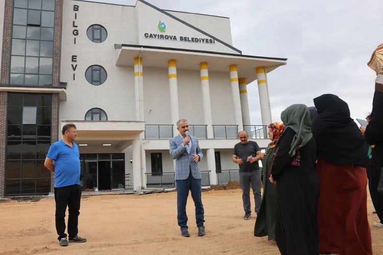 Çayırovalı kadınlar ilçedeki projeleri gezdi -