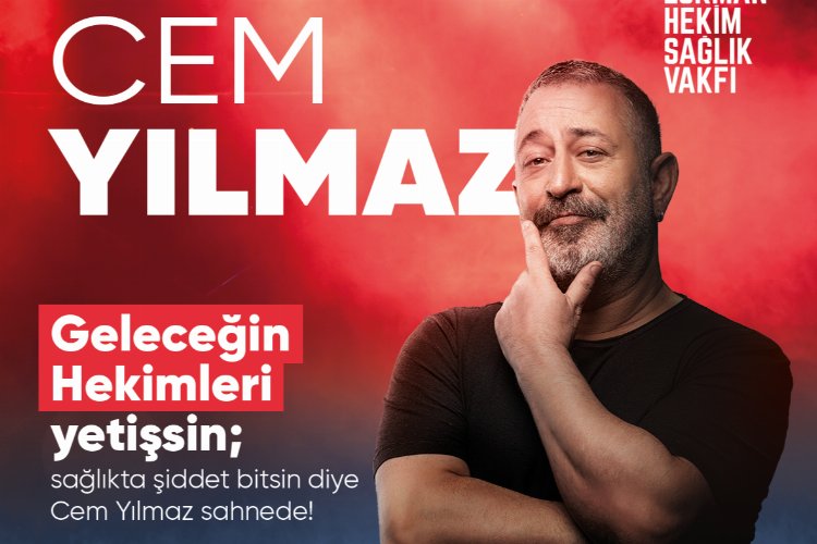 Cem Yılmaz 'sağlıkta şiddet bitsin' diye sahneye çıkacak -