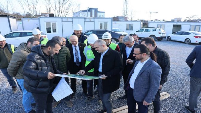 Çiftçi, spor lisesi inşaatını inceledi