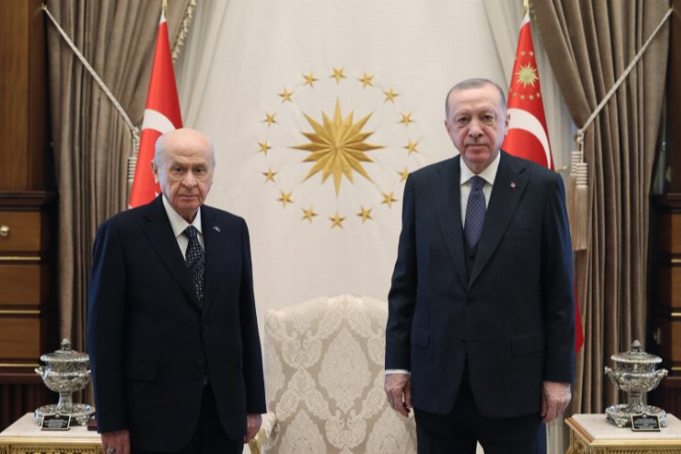 Cumhurbaşkanı Erdoğan, Bahçeli ile görüştü -