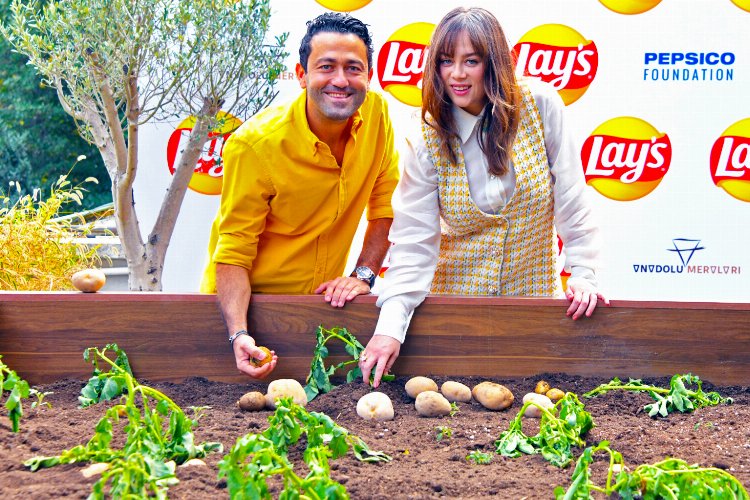 Demet Evgar patates hasadında -