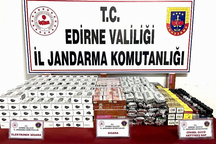 Edirne'de kaçakçılığa büyük darbe -