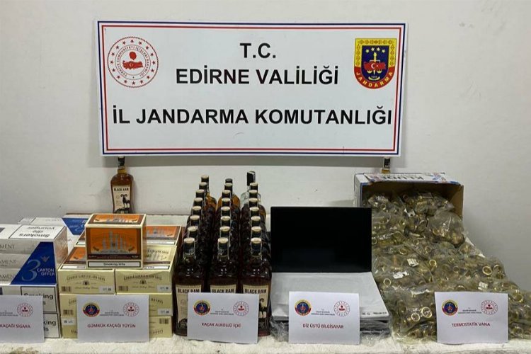 Edirne'de kaçakçılık operasyonu -