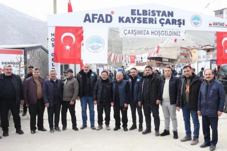 Elbistan Kayseri Çarşısı'nda Büyükkılıç turu -