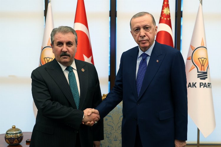 Erdoğan, Destici'yi kabul etti.. Destici'den 'Cumhur' mesajı -
