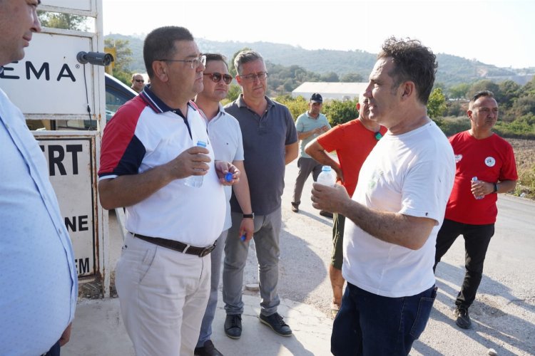 Ferhat Göçer’den Milas'a 'geçmiş olsun' -