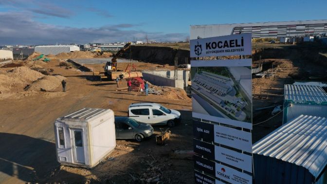 Gebze Hali’nde çalışmalar hızlı ilerliyor