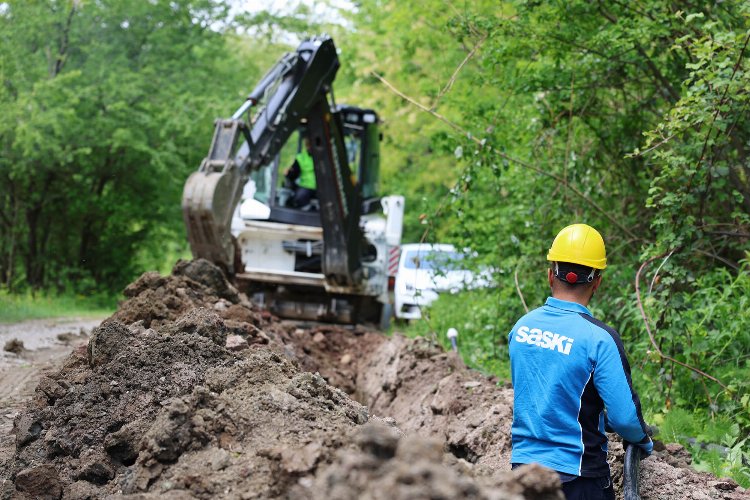 Geyve Kamışlı’nın 5 bin metrelik içme suyu hattı yenileniyor -