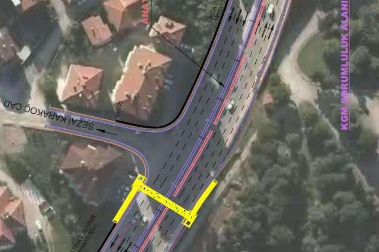 Gölcük'e yaya üstgeçidi -