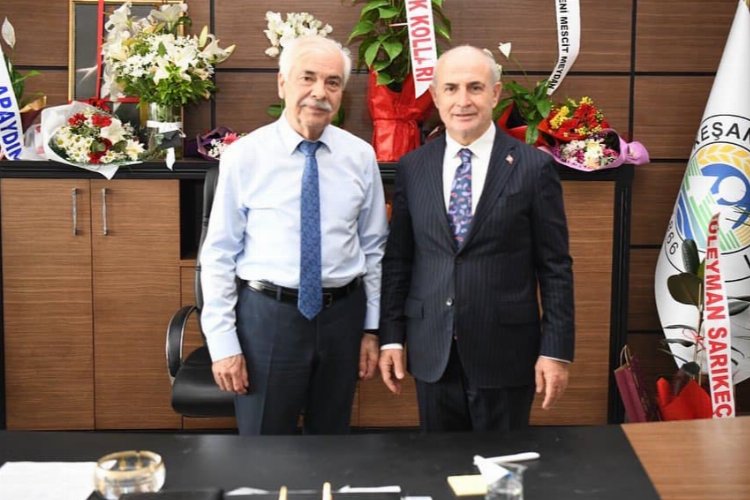 Hasan Akgün’den, Mehmet Özcan’a ziyaret -