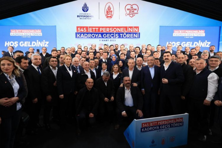 Kadroya alınan İETT'li sayısı bin 800'ü aştı -