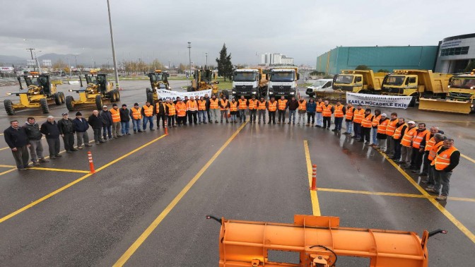 KAR YAĞIŞI BAŞLADI BÜYÜKŞEHİR TEYAKKUZDA