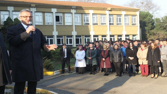 KAYMAKAM VE BAŞKAN STF ANADOLU MESLEK LİSESİNDE