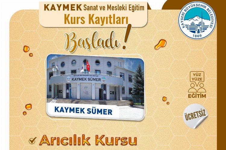 KAYMEK'ten arıcılık kursu -