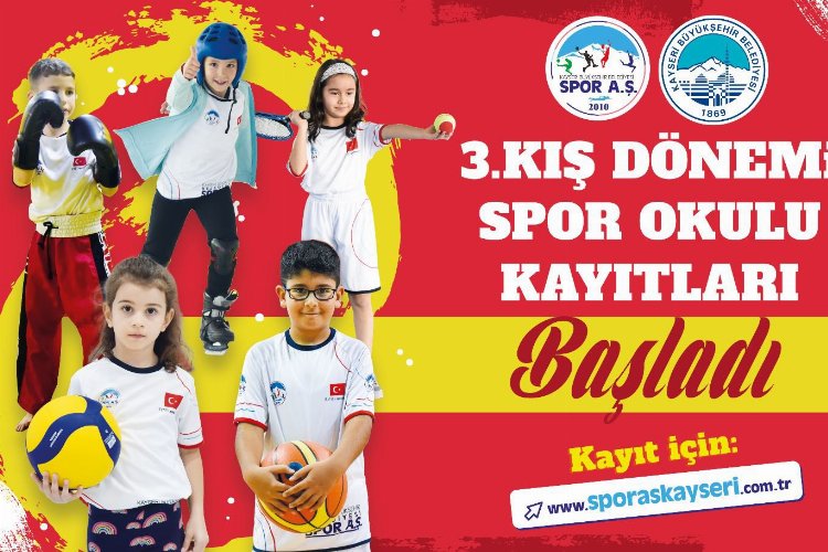 Kayseri Büyükşehir Belediyespor'dan kış okulu -