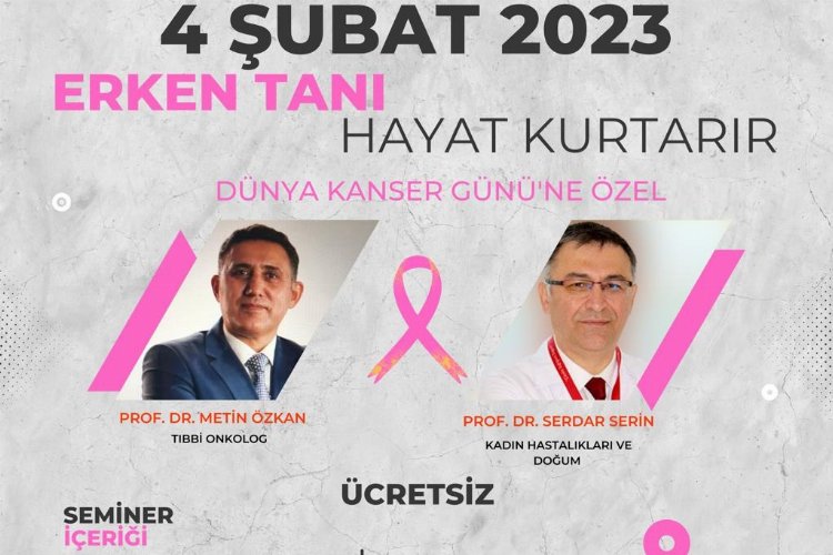 Kayseri'de erken tanıya farkındalık etkinliği -