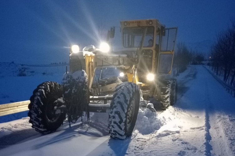 Kayseri'de kapanan yollar açılıyor -