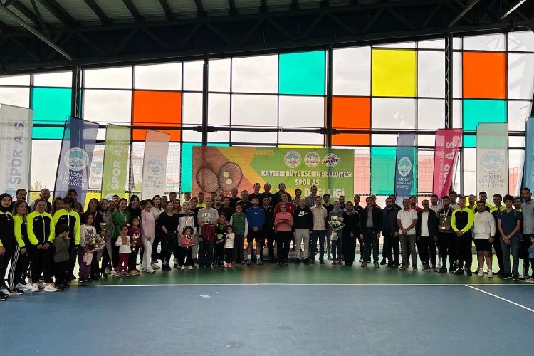 Kayseri'de Tenis Defi Ligi sona erdi -