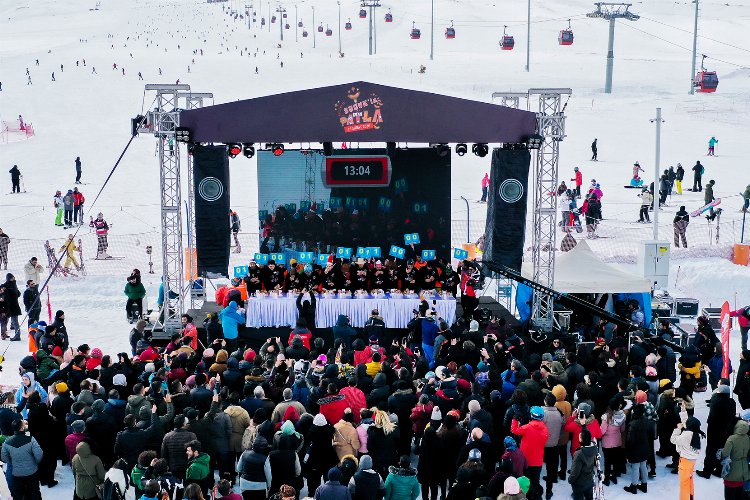 Kayseri Erciyes'te 'Sucukla Patla'yacaklar -