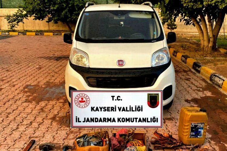 Kayseri jandarması hırsızlara göz açtırmadı -