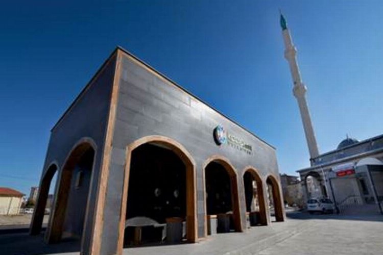 Kayseri Kocasinan Belediyesi 5 yılda 12 adet tek tip kemerli şadırvan yaptı -