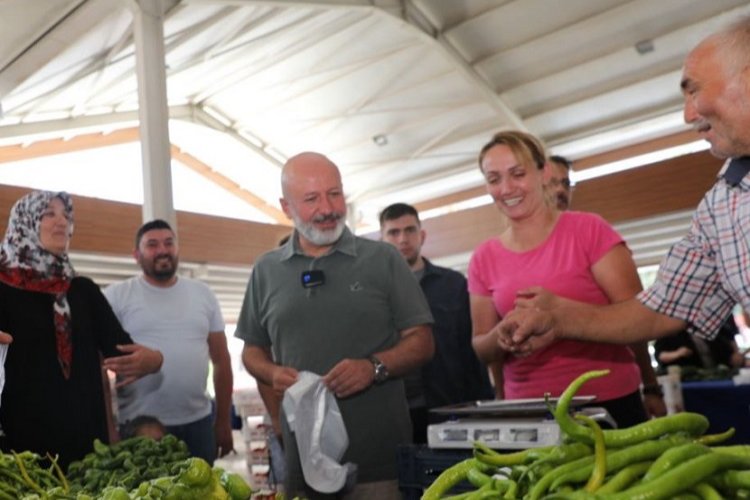 Kayseri Kocasinan'ın Ekolojik Pazarı'na yoğun ilgi -