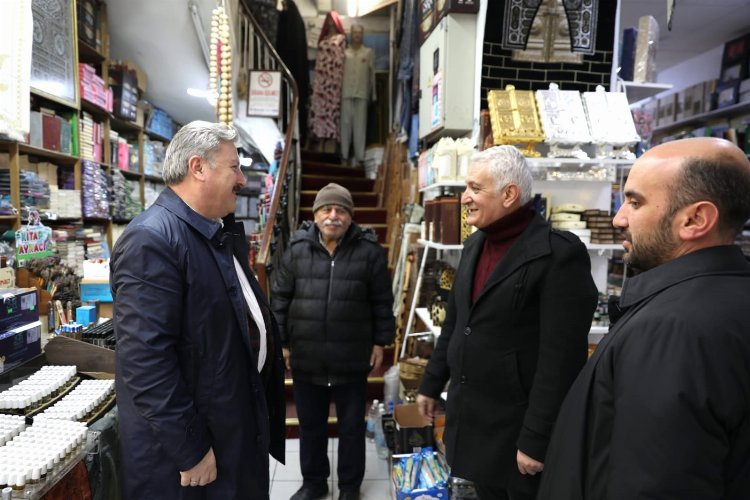 Kayseri Melikgazi esnafına Palancıoğlu ziyareti -