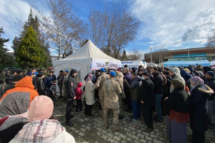 Kayseri Talas deprem bölgesinde -