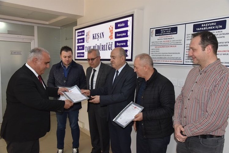 Keşan Gıda OSB’de tapu teslim alındı -