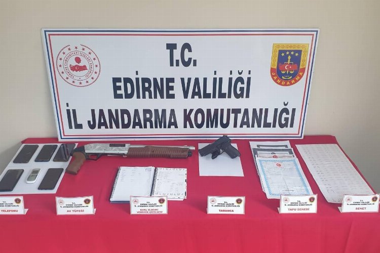 Keşan’da tefecilik operasyonunda 6 gözaltı -