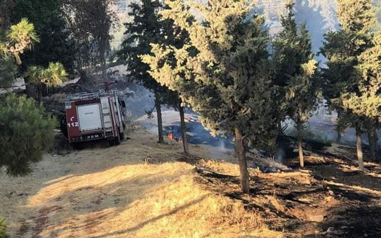 Kilis’te iki gün arayla otlar alev aldı