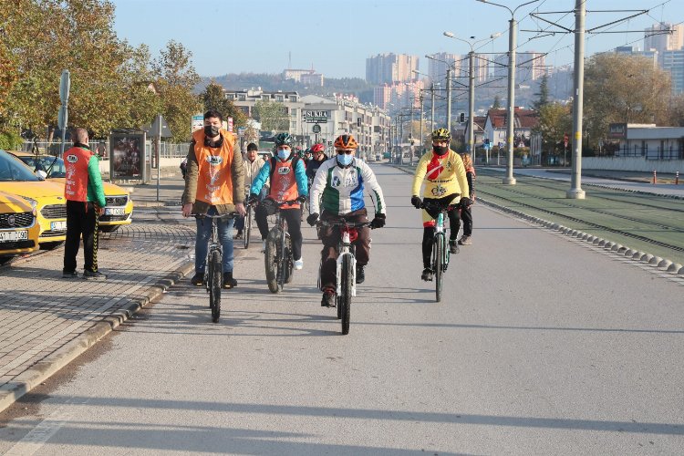 Kocaeli'de erozyona pedallı farkındalık