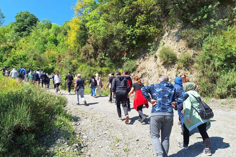 Kocaeli Gölcük’teki doğa yürüyüşünde buluştu -