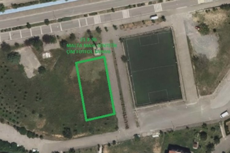 Kocaeli Malta Mahallesi’ne futbol sahası -