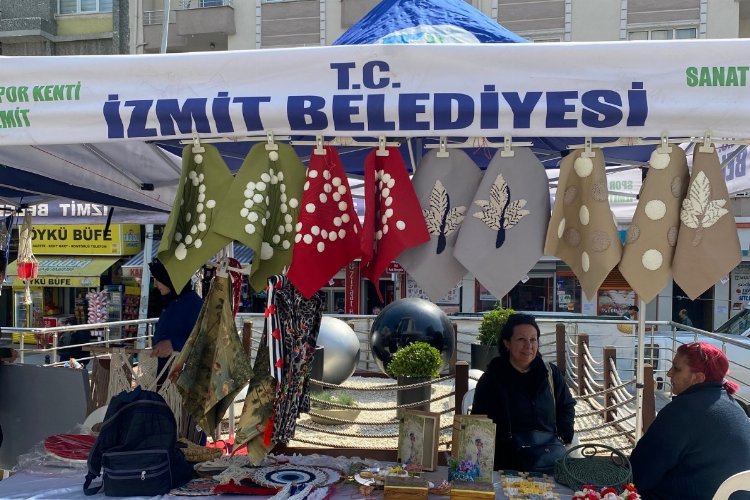 Kocaeli İzmit Belediyesi, el emeği satış stantları sezonunu açtı -