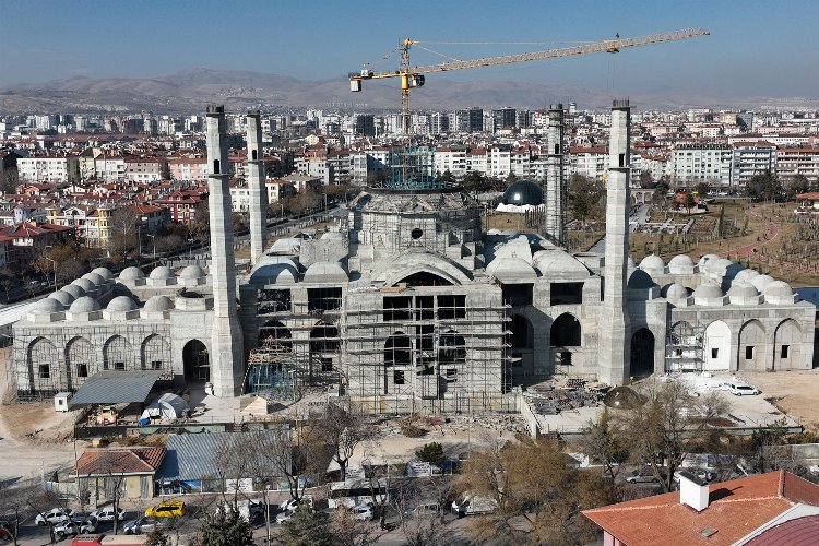 Konya'da 'Ulu Camii' inşaatı yükseliyor -