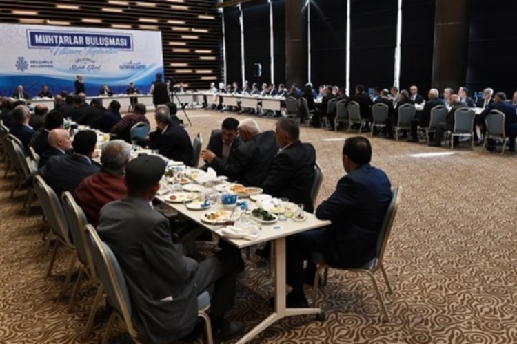 Konya Selçuklu'da muhtarlar buluşması -