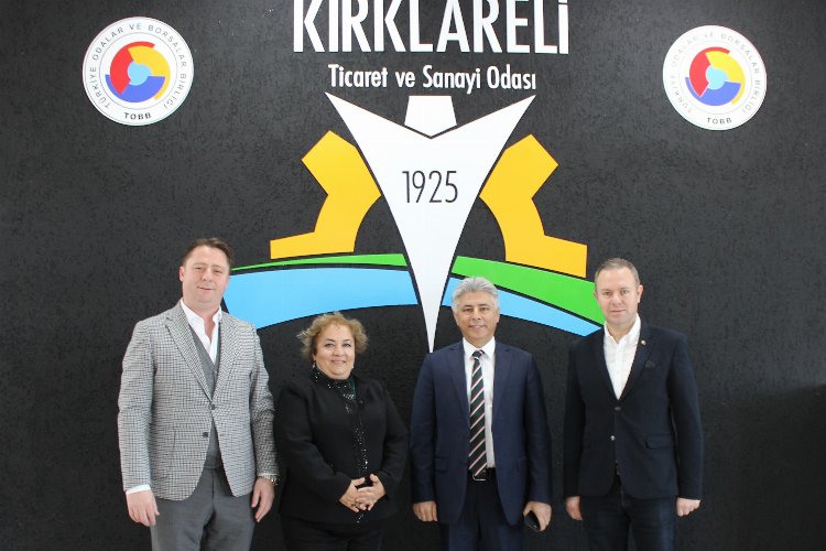 KTSO Başkanları Ilık ile Özsan, T.C. Ziraat Bankası Trakya Bölge Yöneticisi Öztürk’ü ağırladı -