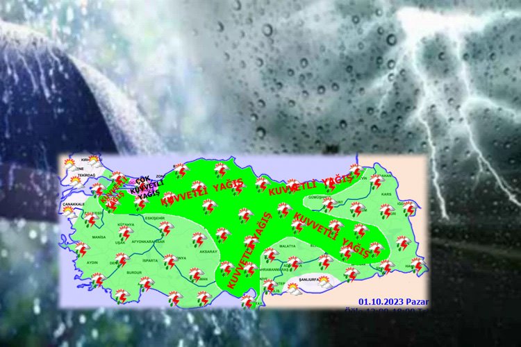 Kuvvetli yağışlara dikkat! Meteoroloji'den ciddi sel uyarısı -