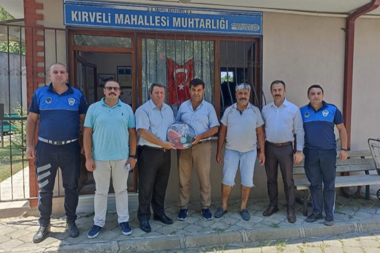 Manisa Salihli'de ara seçim muhtarlarına 'hayırlı olsun' ziyareti -